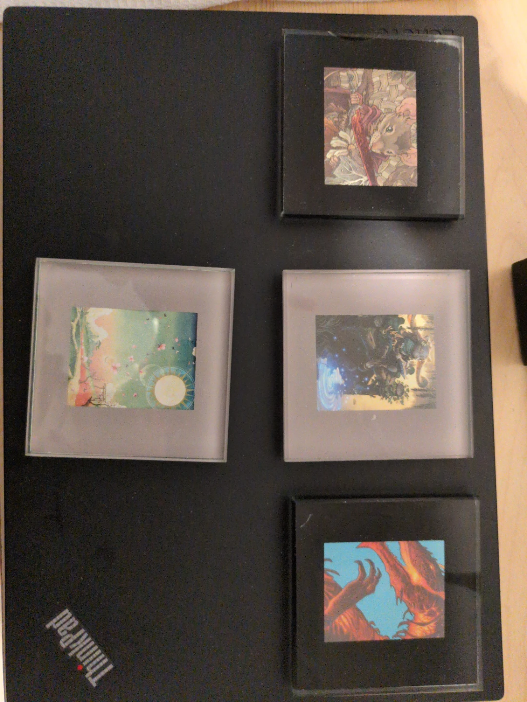 Set of 4 MTG Art Coasters