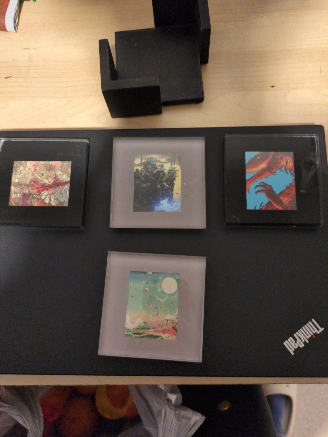 Set of 4 MTG Art Coasters - photo 2