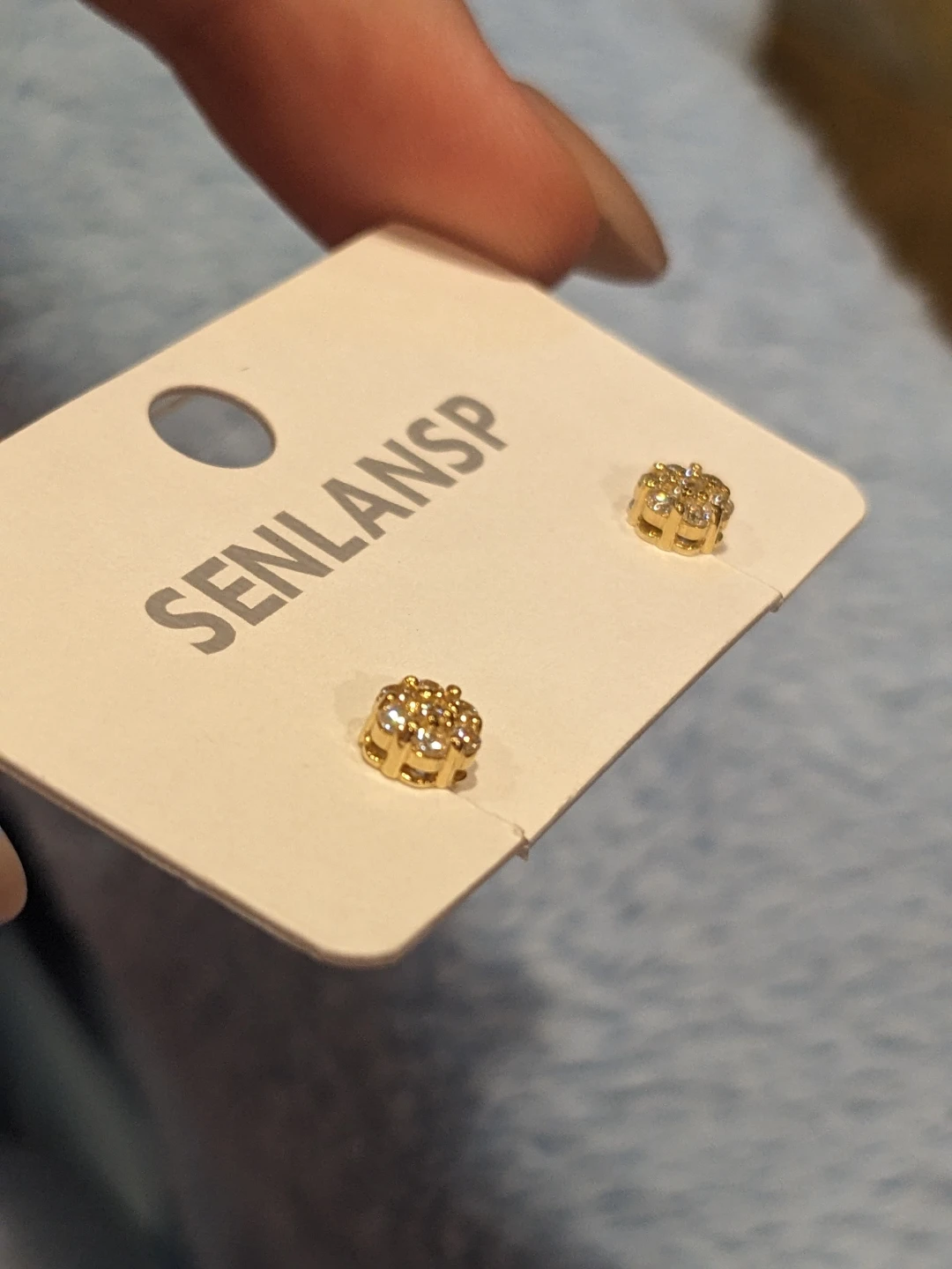 14k Heavy Gold Plated Flower Stud Earrings - photo 3