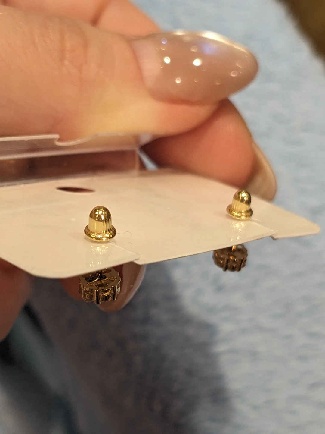14k Heavy Gold Plated Flower Stud Earrings - photo 4