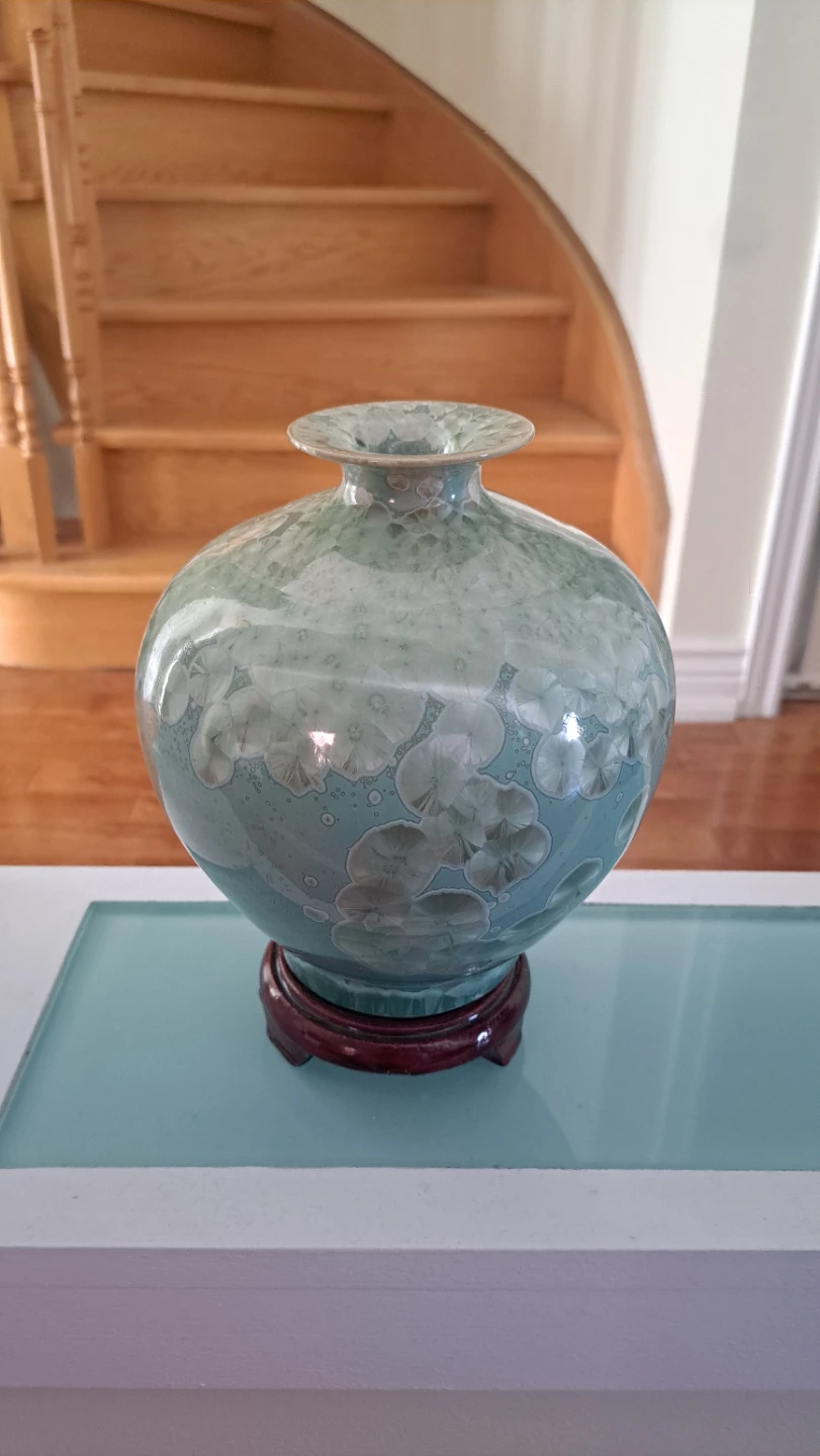 New Chinese Crystalline Glaze Vase