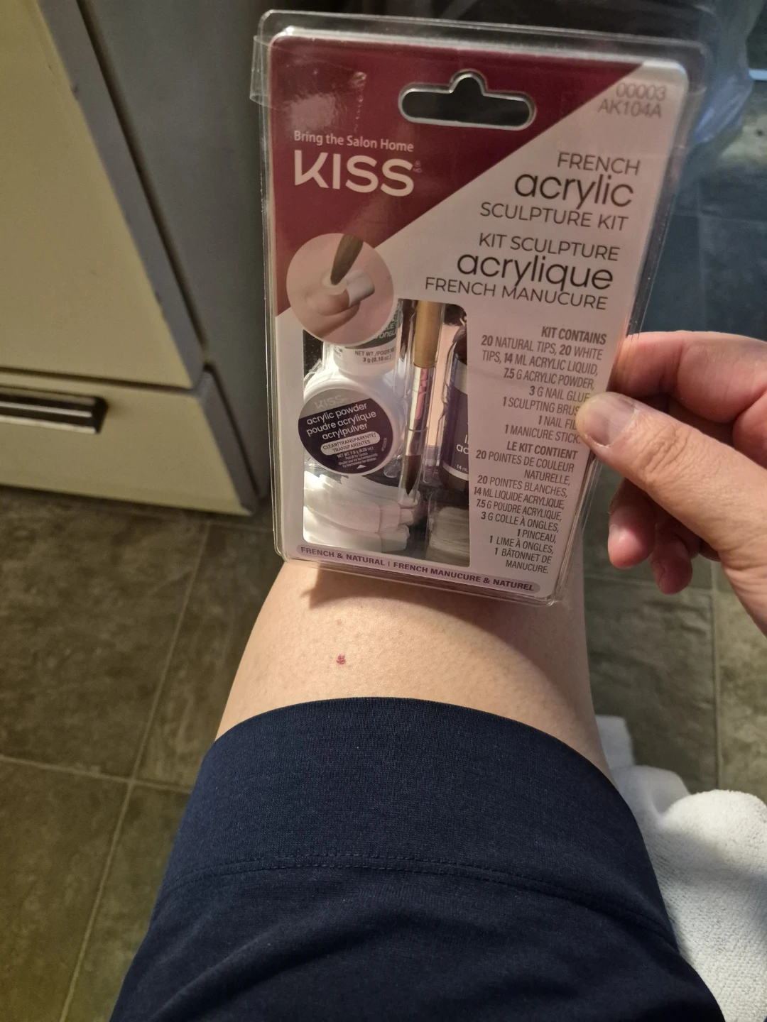 Kiss French Acrylic Sculpture Kit