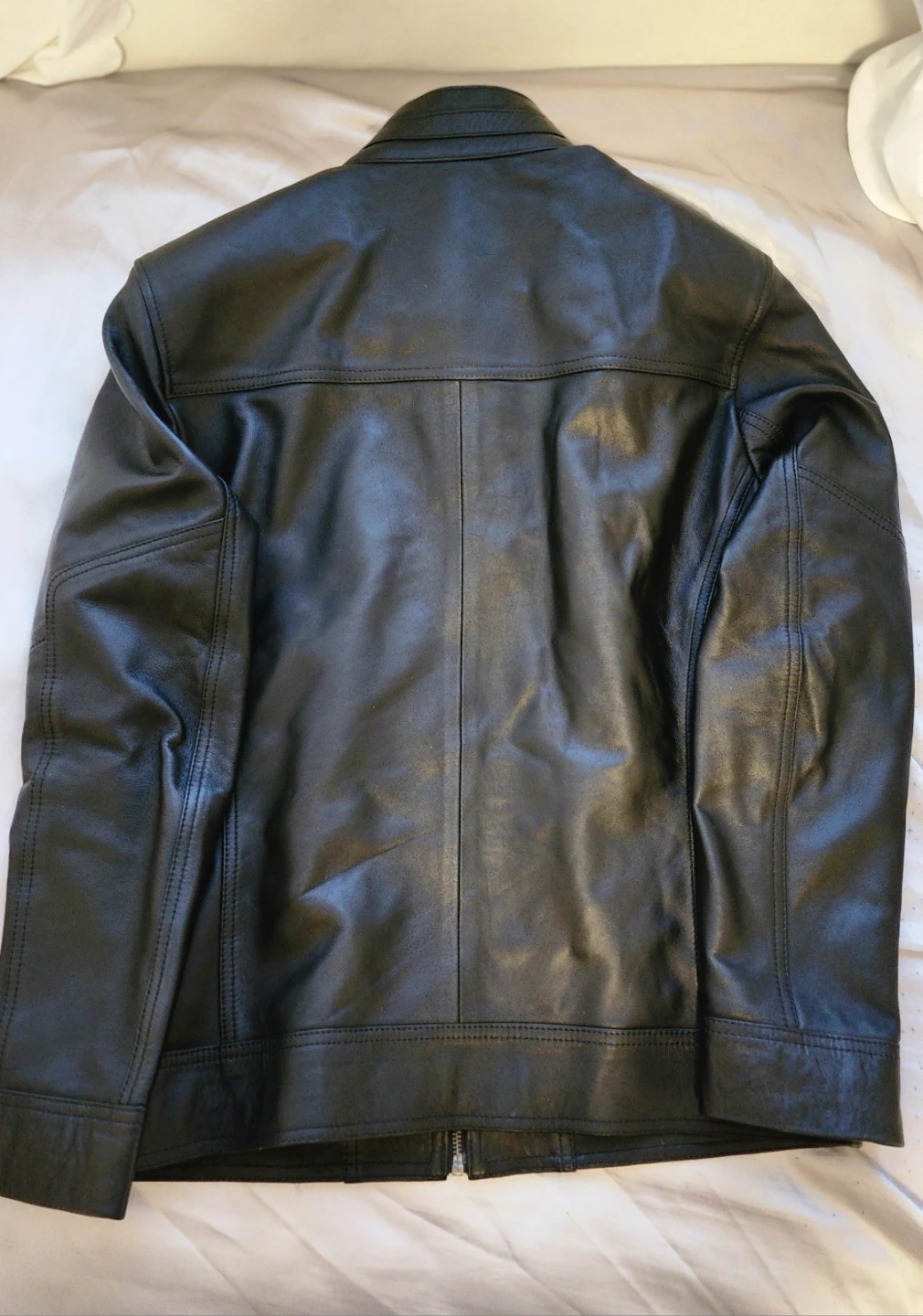 Mante Leather Jacket - Men's Size Medium - photo 2