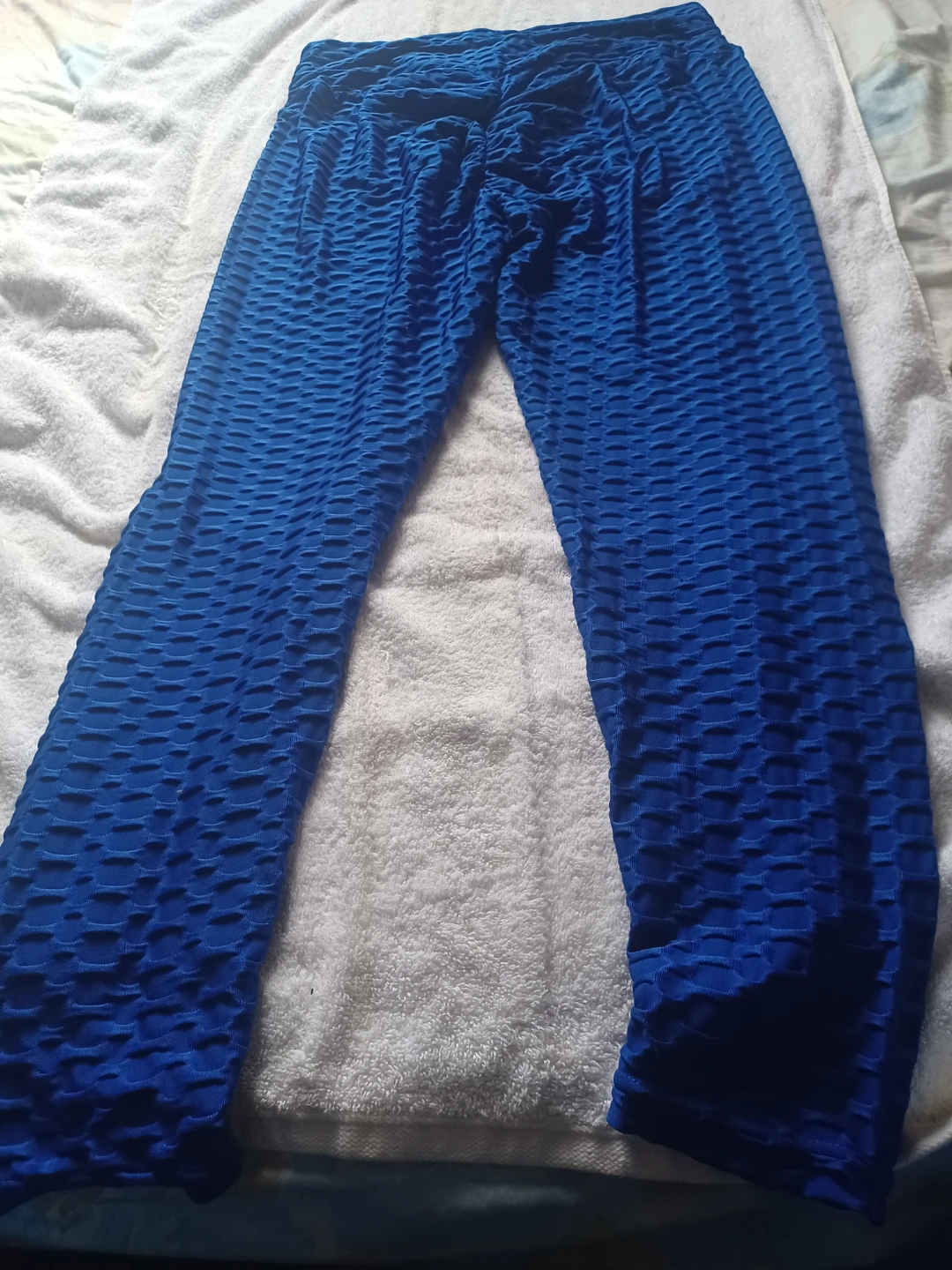 Blue Textured Leggings - photo 5