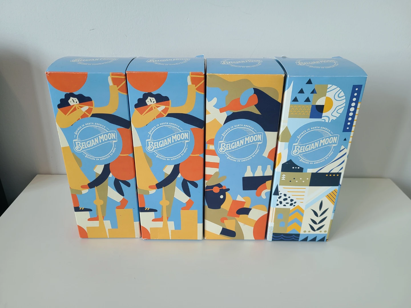 Limited Edition Belgian Moon Beer Glasses - Set of 4 - photo 3