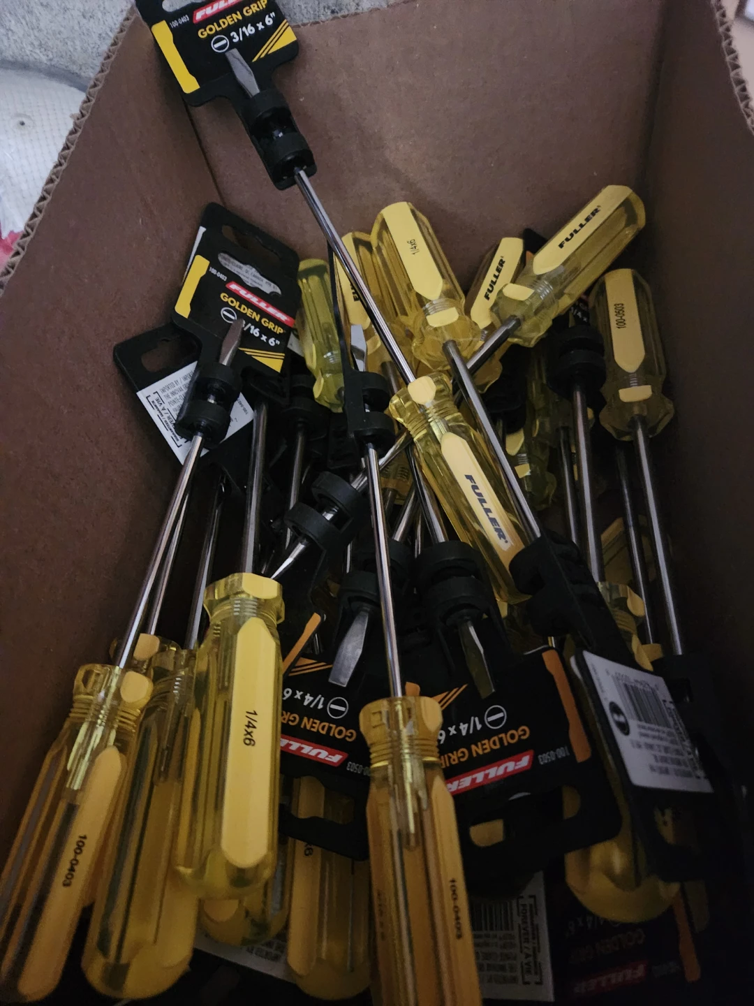 Fuller Golden Grip Screwdrivers - 3/16" x 6" - photo 2
