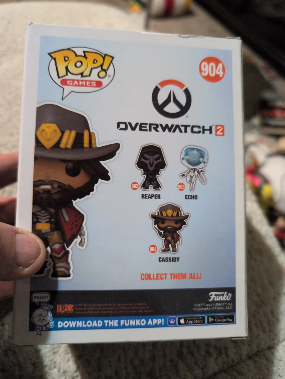 Funko Pop! Games Overwatch 2 Cassidy #904 Vinyl Figure - photo 2