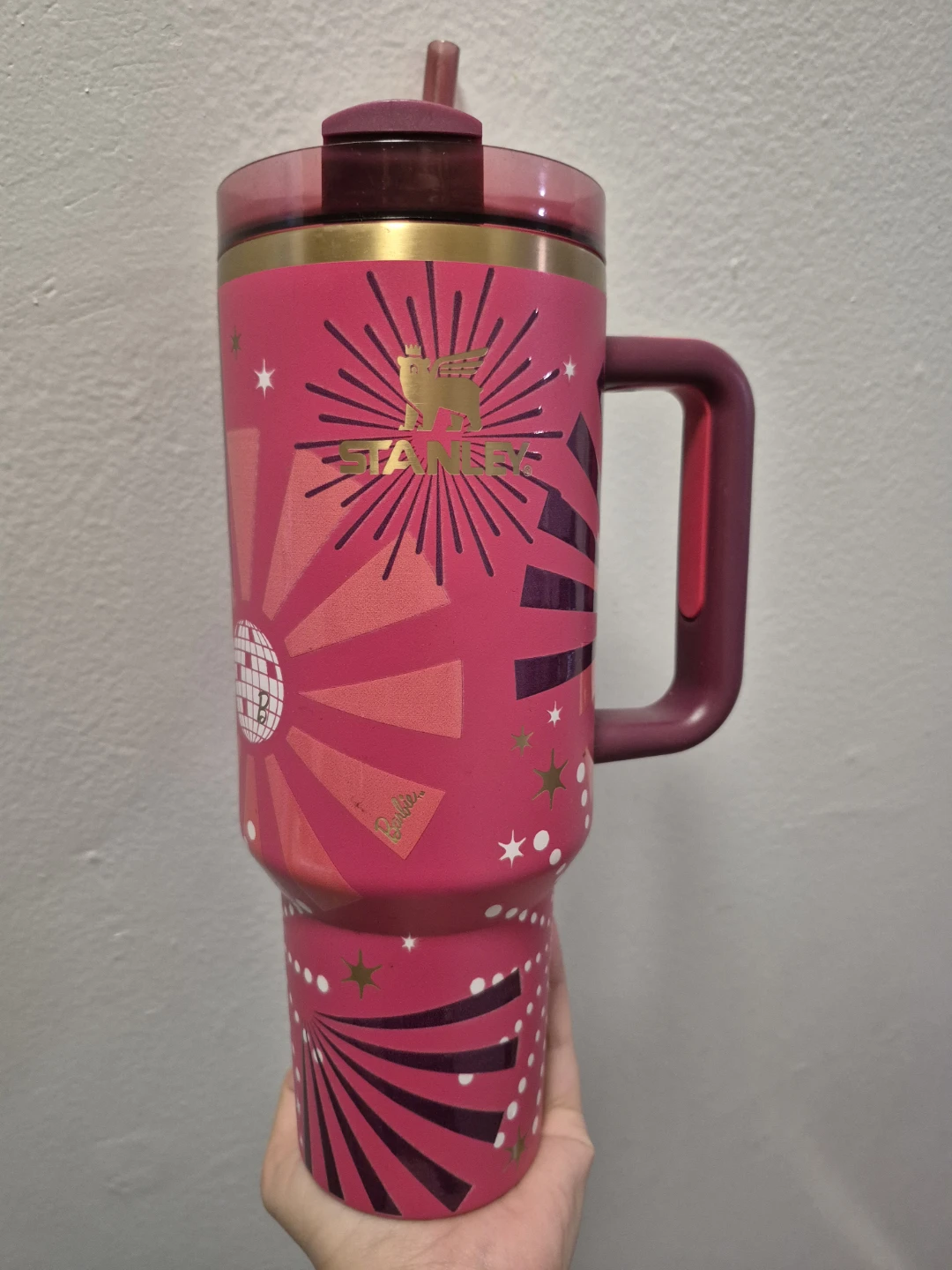 Stanley Barbie Tumbler with Straw