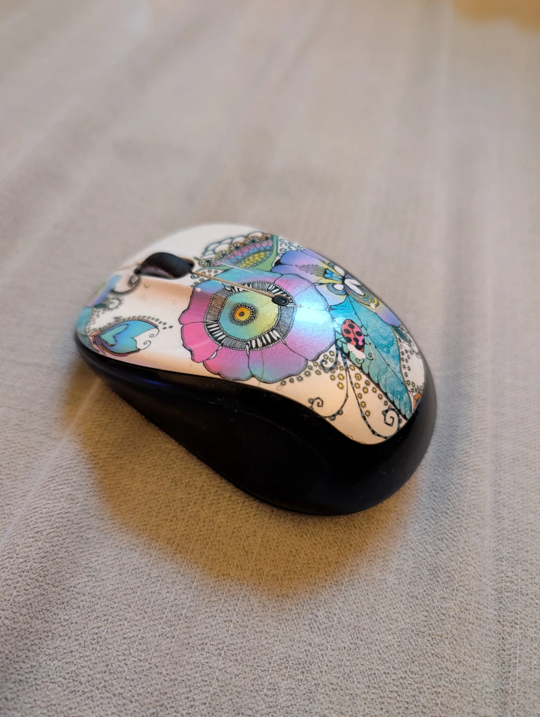 Wireless Computer Mouse with Floral Design - photo 2