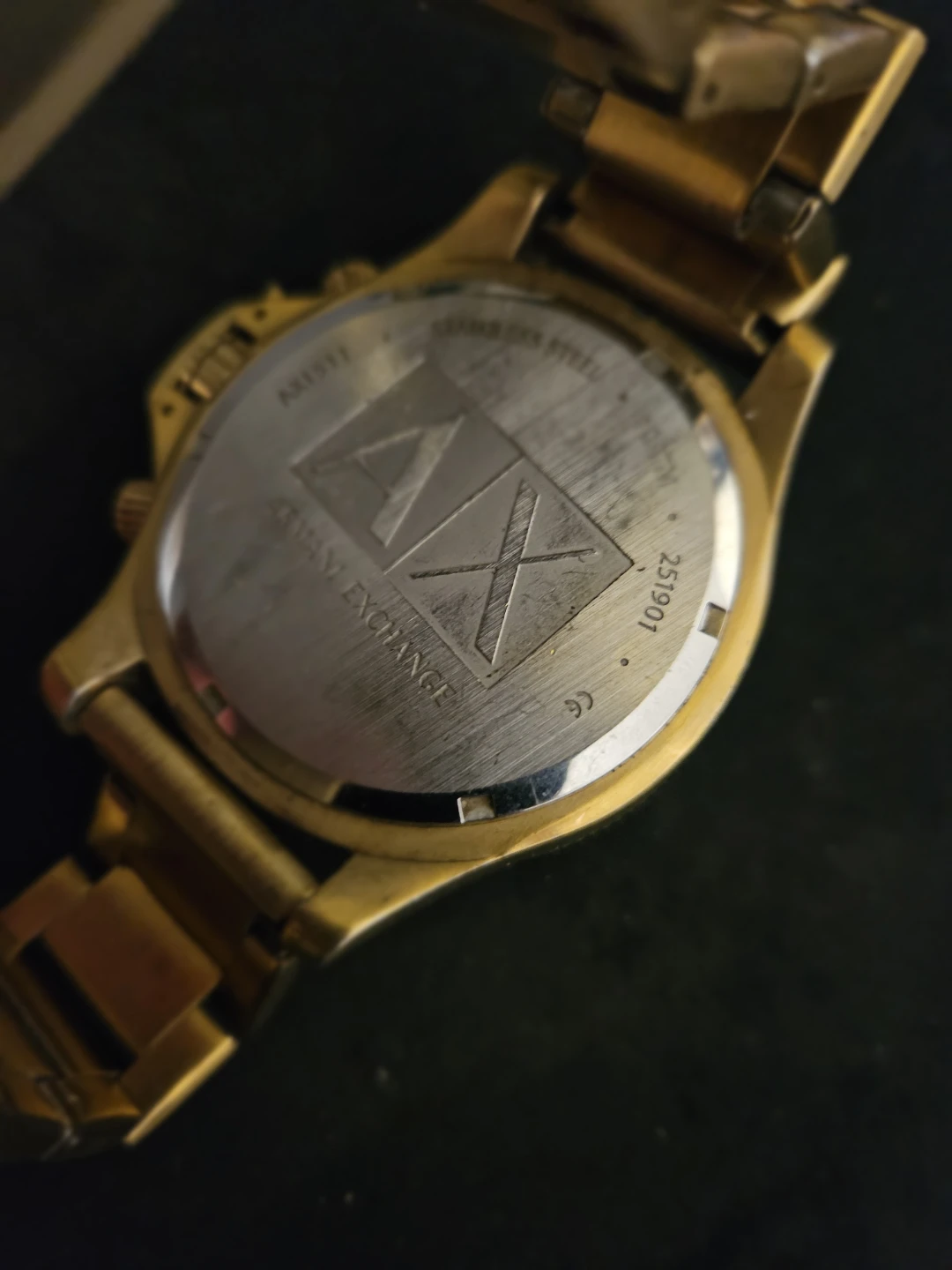 Armani Exchange Gold Tone Chronograph Watch - photo 2