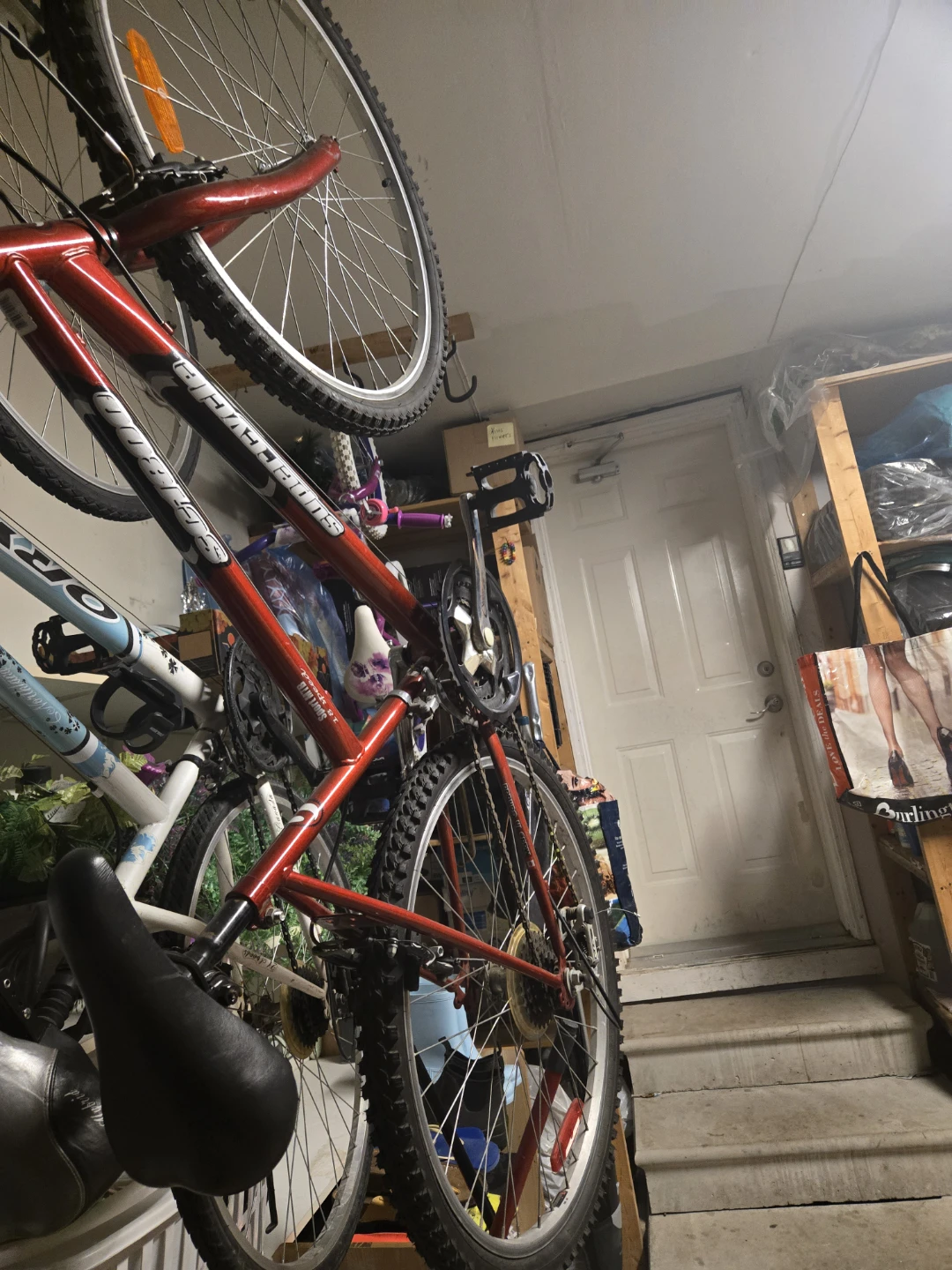 Red 18-Speed Mountain Bike
