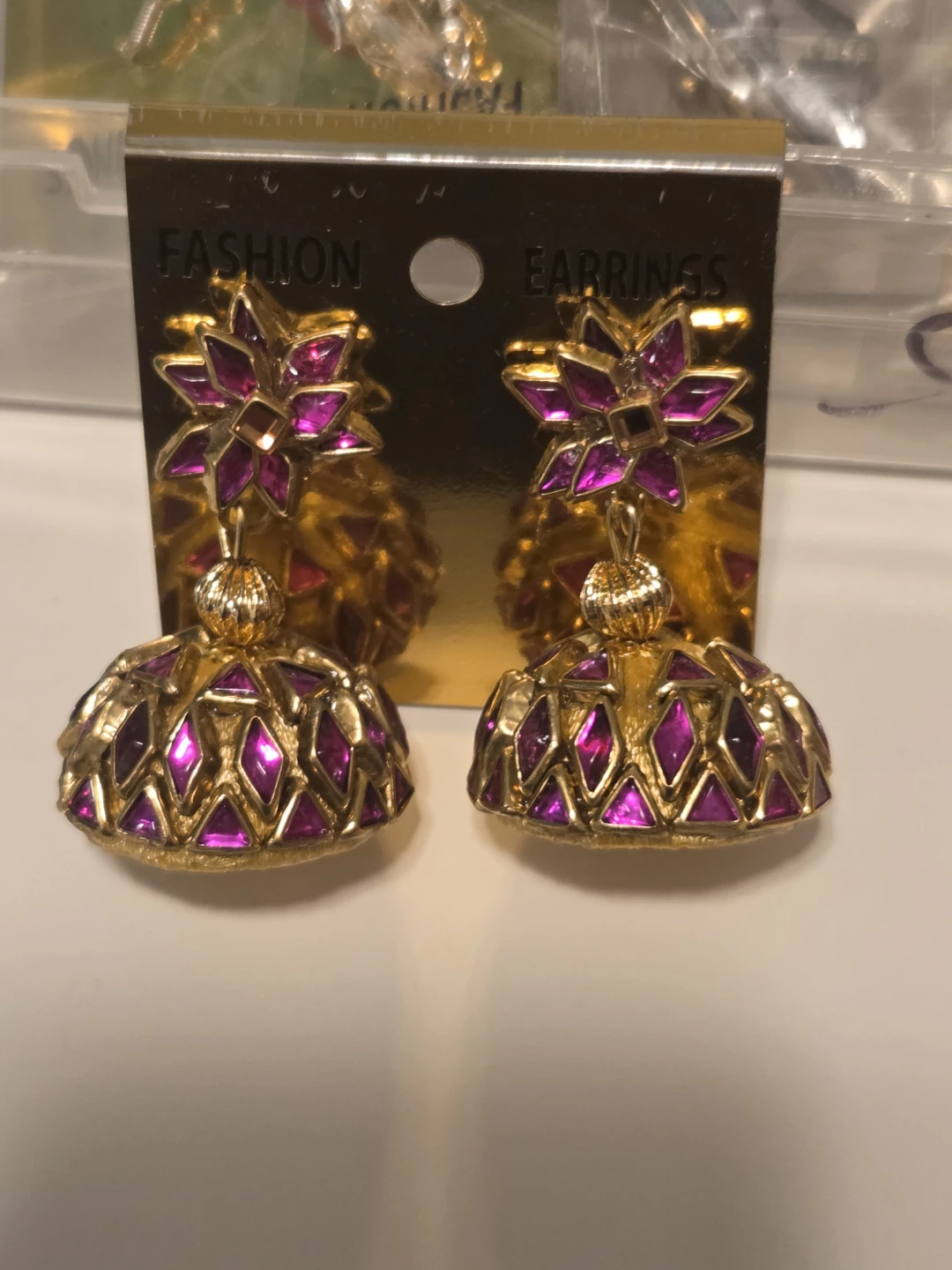 Fashion Earrings Jhumka Style - photo 4