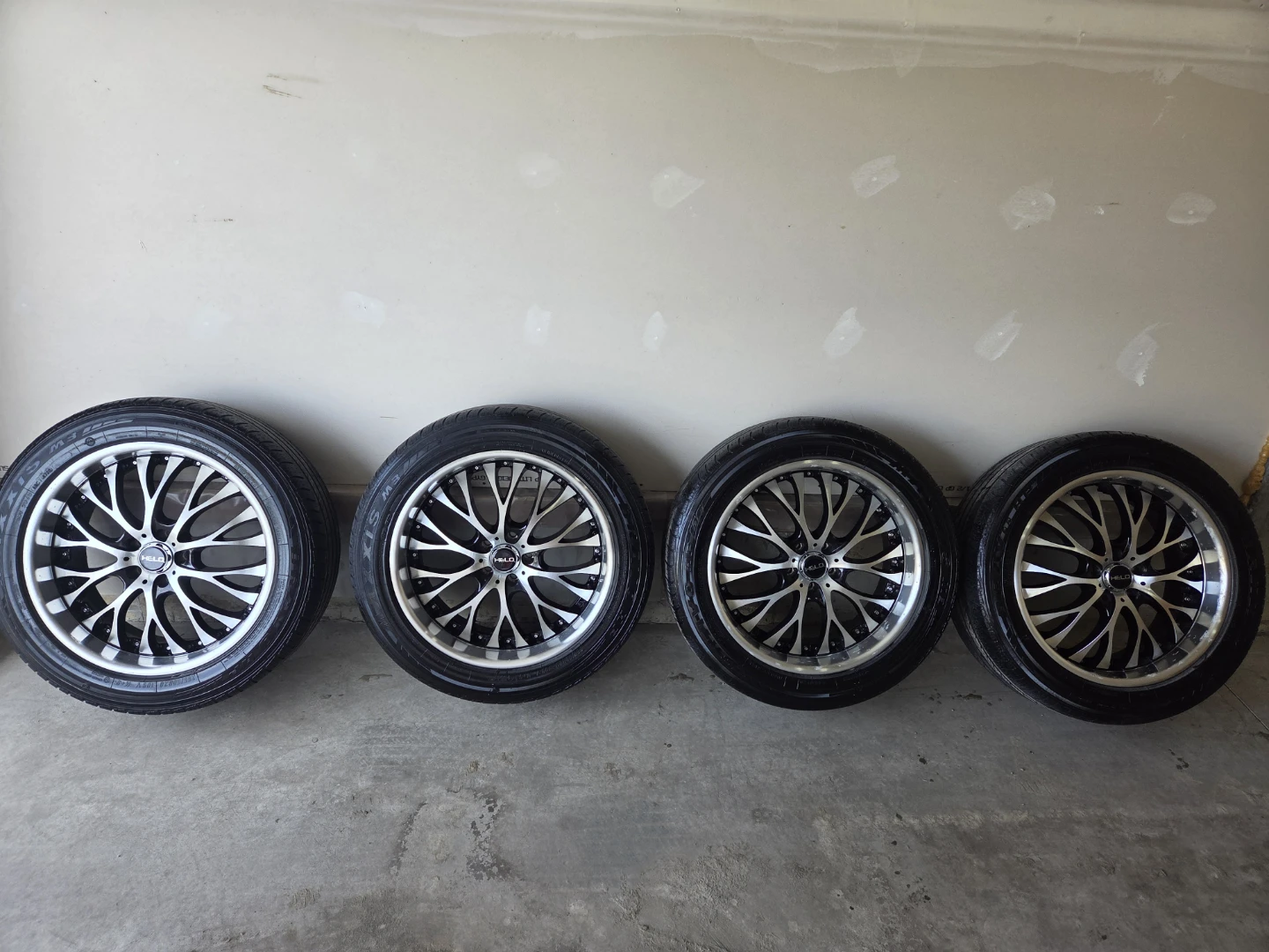 Helo Wheels Rims Set of 4