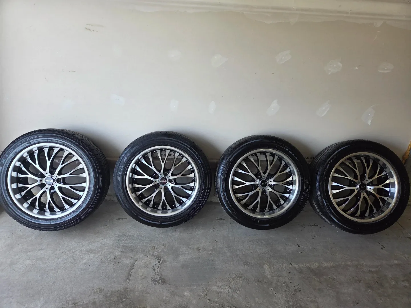 Helo Wheels Rims Set of 4