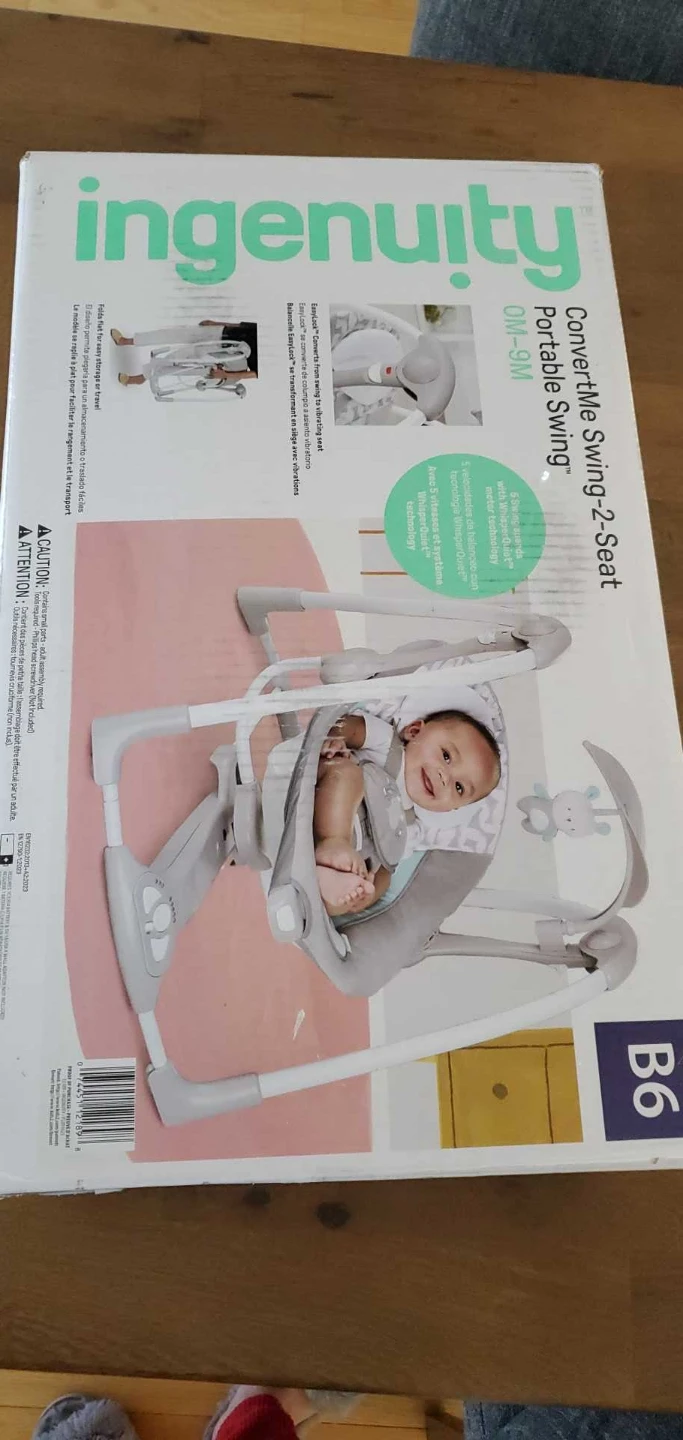 New Ingenuity Baby Swing - photo 3