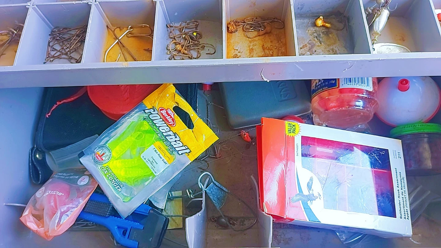 Fishing Tackle Box with Lures and Soft Baits - photo 2