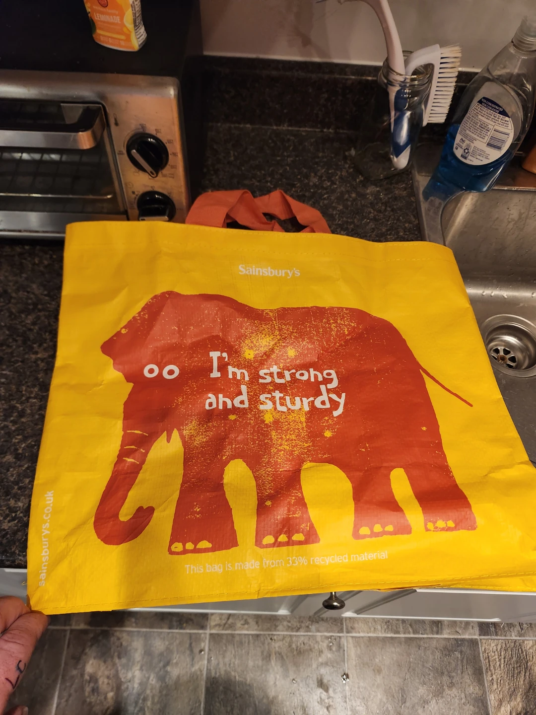 Only available in Europe Sainsbury's Reusable Shopping Bag