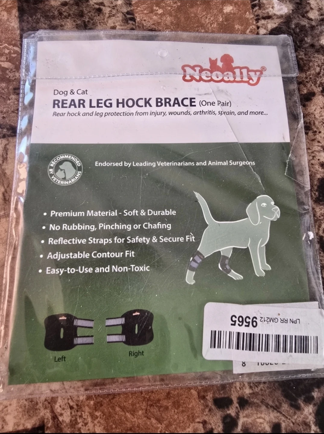 New Super Supportive Dog & Cat Brace for Rear Leg and Hock Brace - photo 5