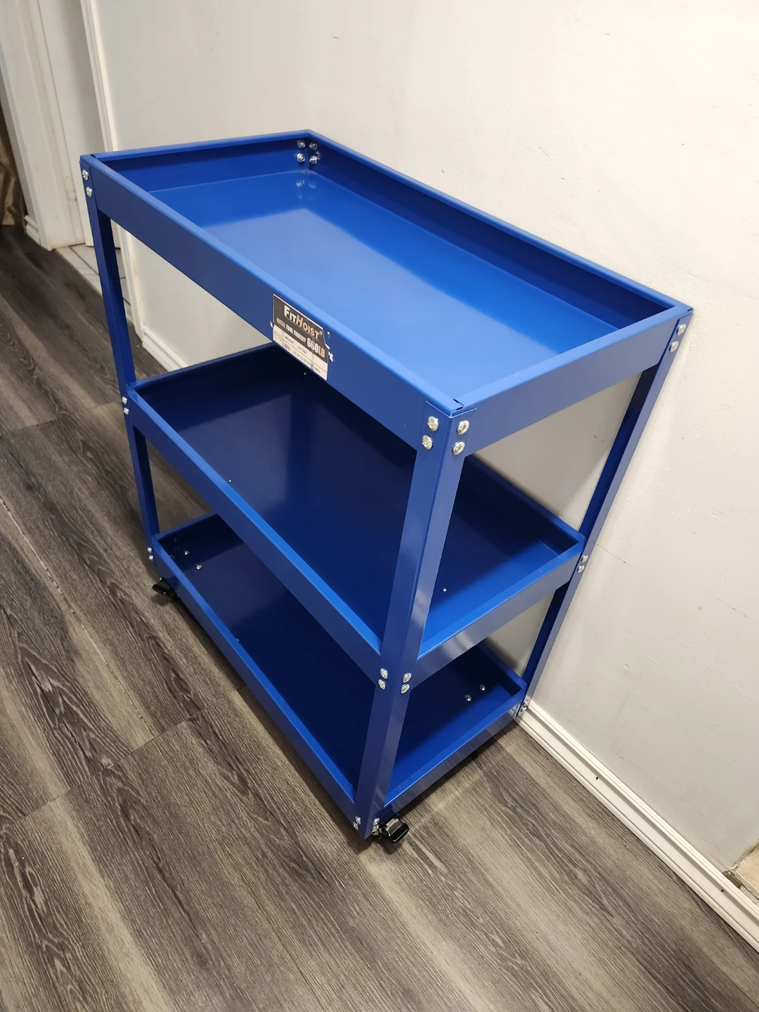 FitForHoist Blue Metal Tool Trolley 660LB Capacity Like new - photo 3