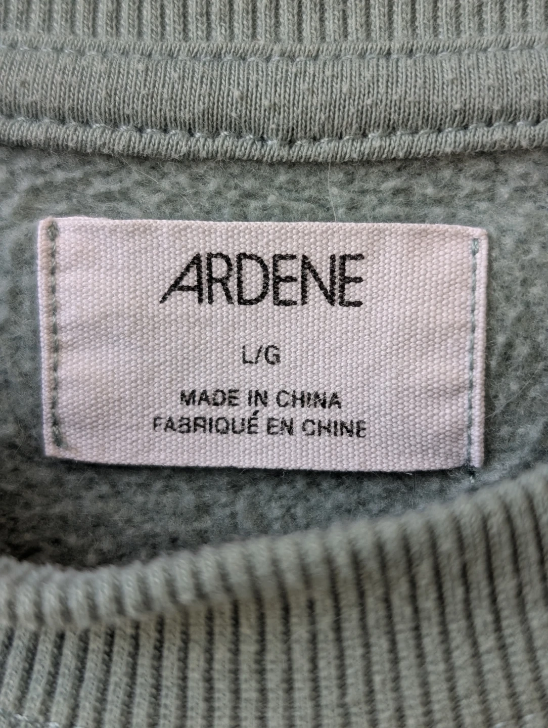 Ardene Crewneck Sweatshirt - L/G - Light Green - photo 3