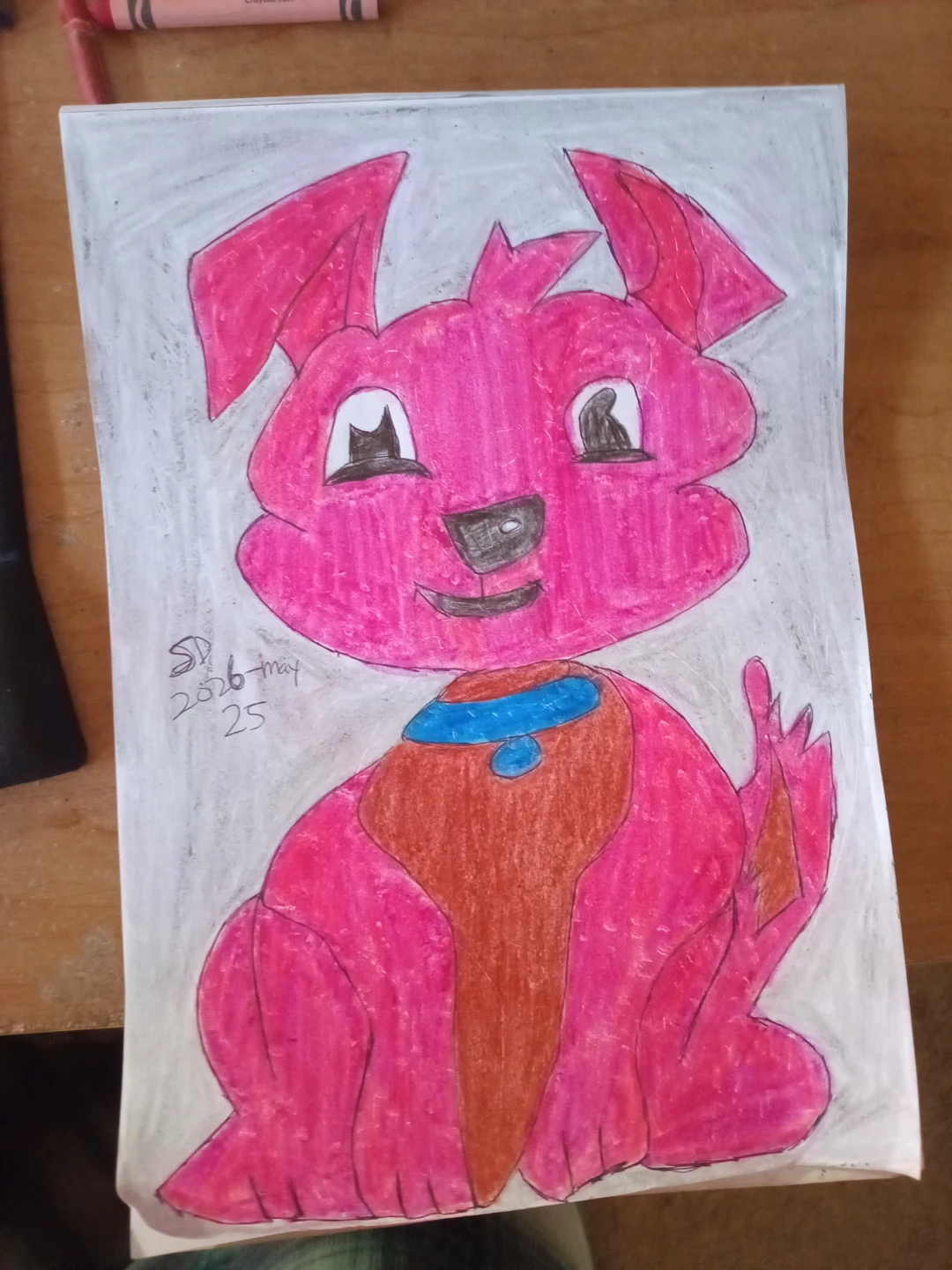 Purplish Red Dog by Custom Artist Sherwin - photo 3