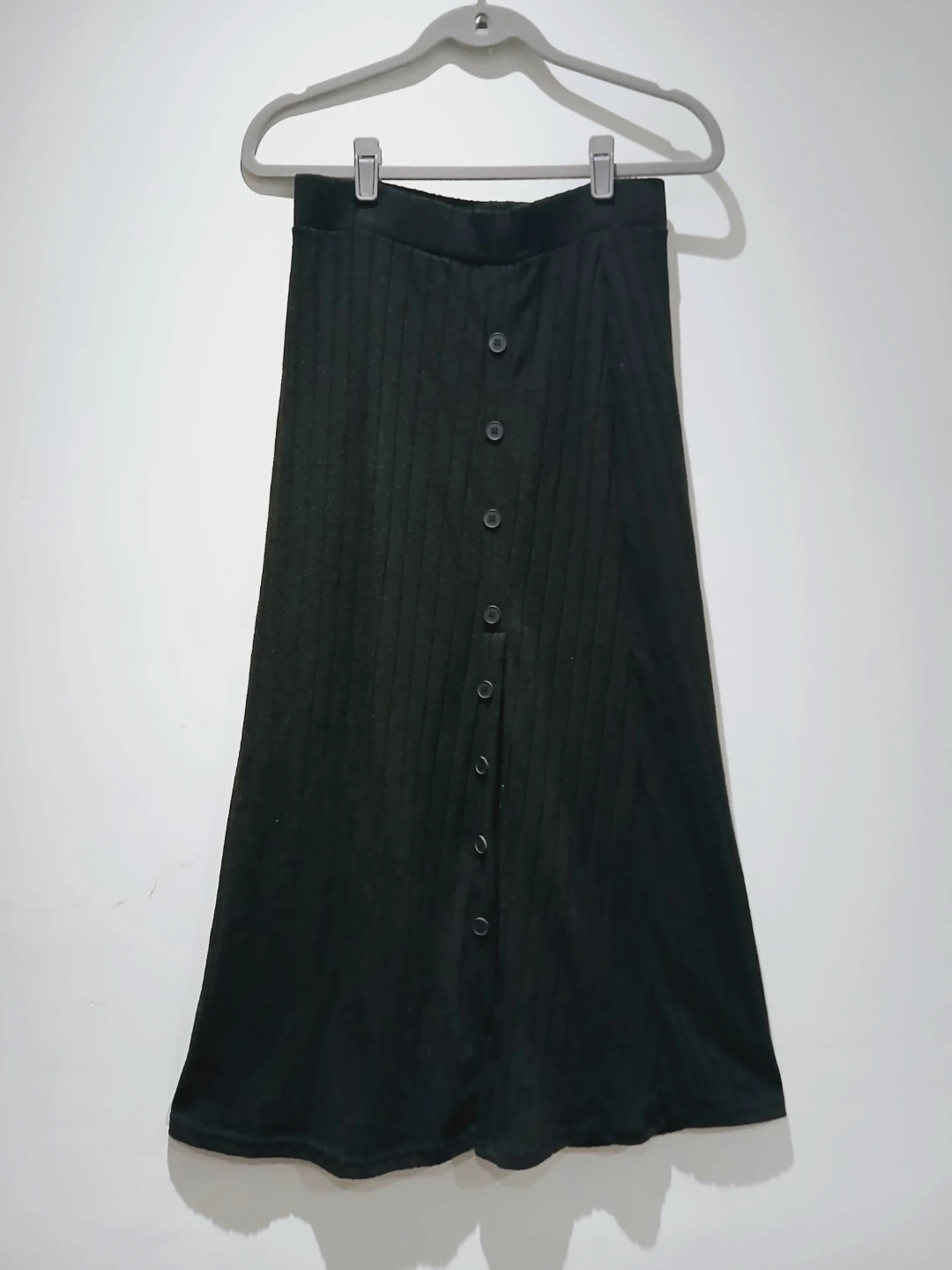 Women Large Black Long Skirt