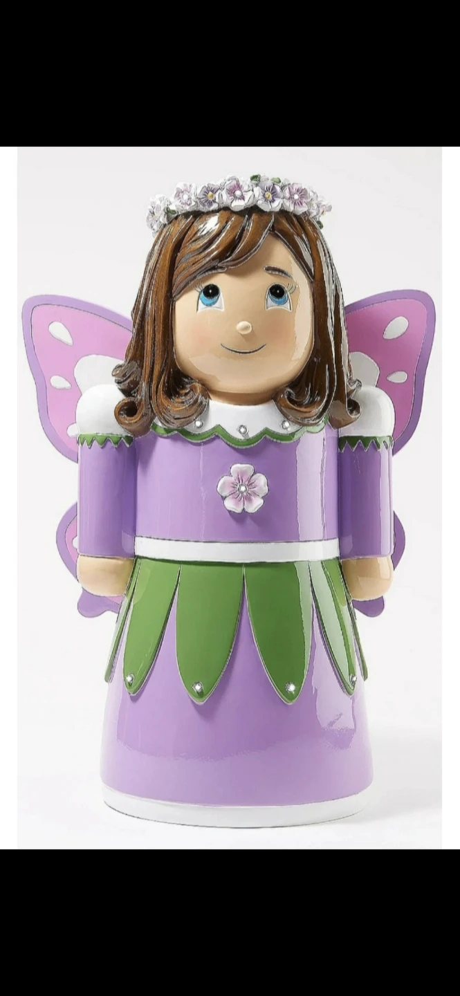 New outdoor led Garden Fairy Figurine with Flowers