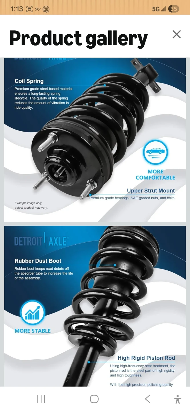 Detroit Axle Complete Strut Assembly - photo 2
