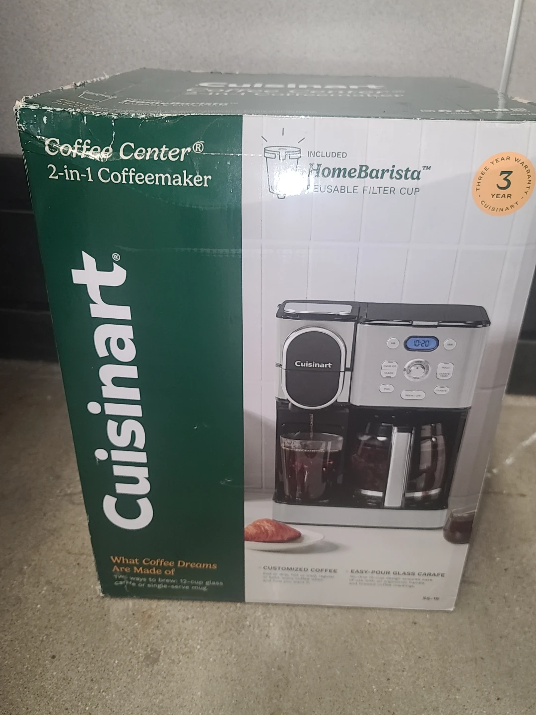 Cuisinart Coffee Center 2-in-1 Coffeemaker