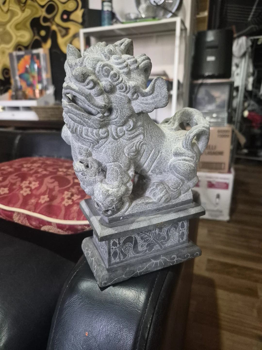 Stone Foo Dog Statue