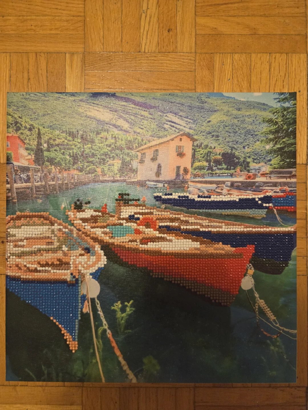 Diamond Painting Kit - Lakeside Boats