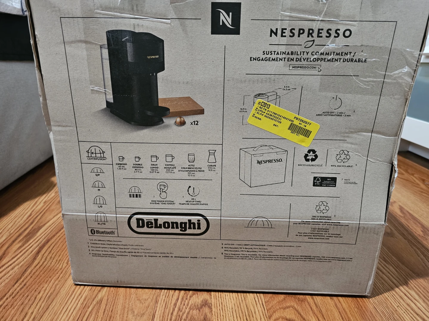 Nespresso Vertuo Next Coffee and Espresso Maker by DeLonghi - photo 2