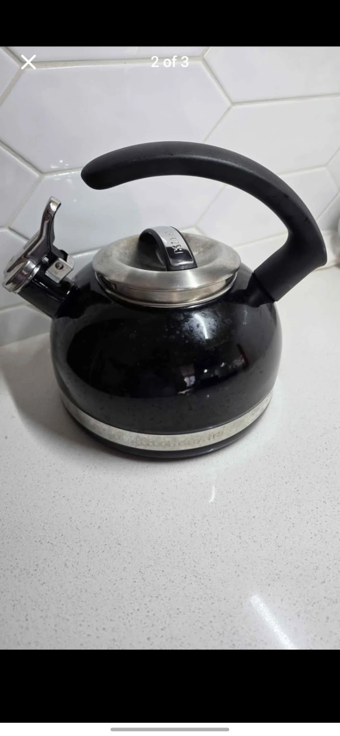 Black KitchenAid Whistling Kettle - photo 2