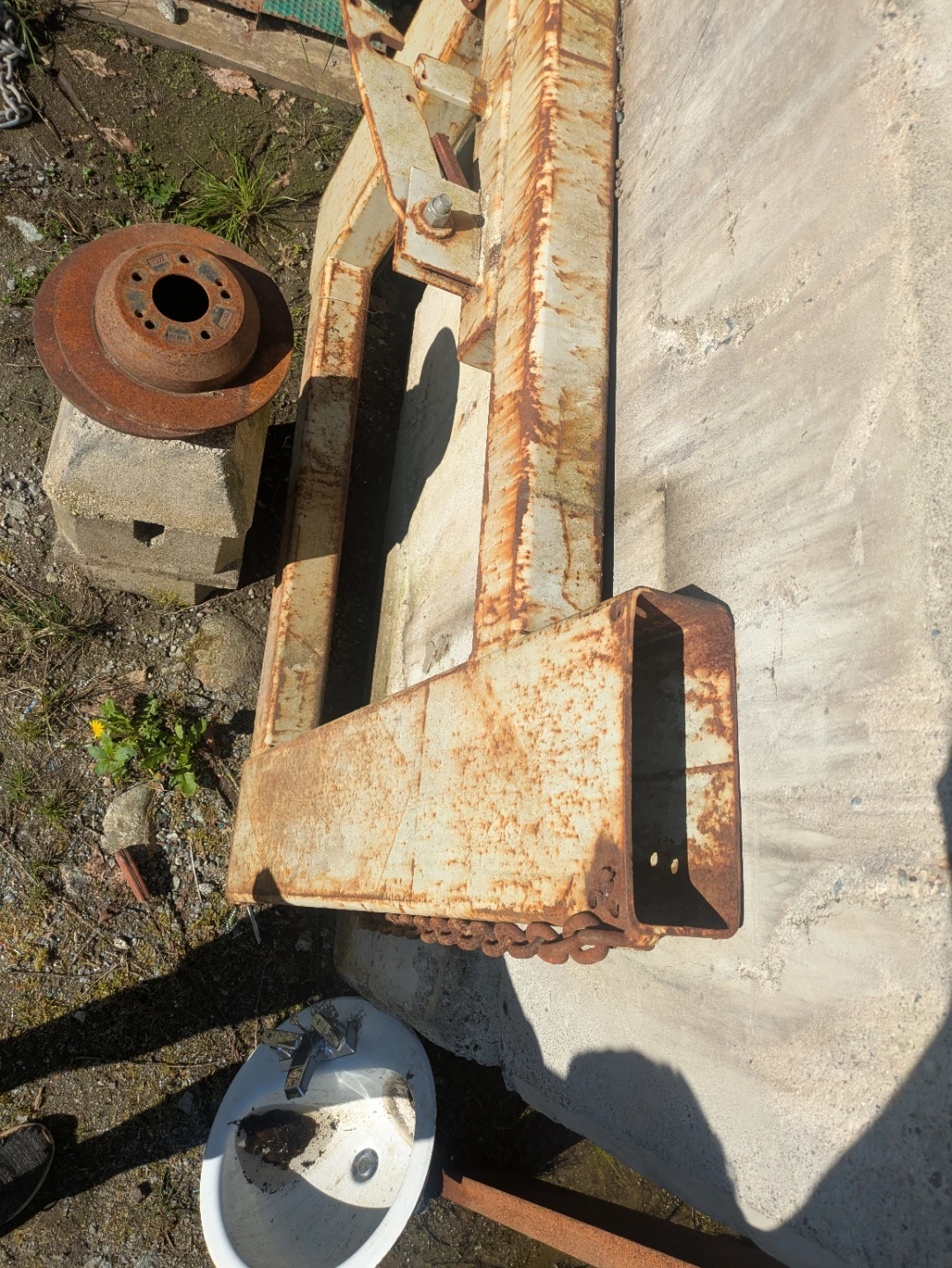 Used Metal boom lift attachment - photo 3