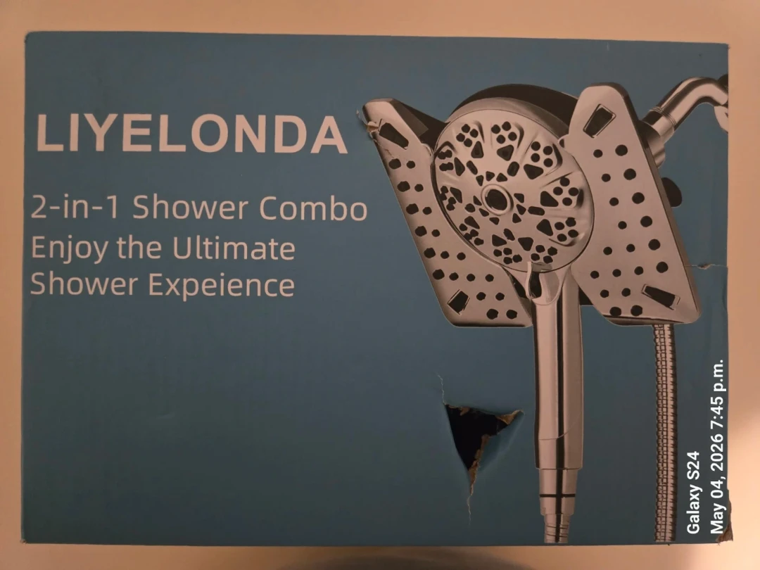 Dual Shower Head - Rainfall + Handheld Combo