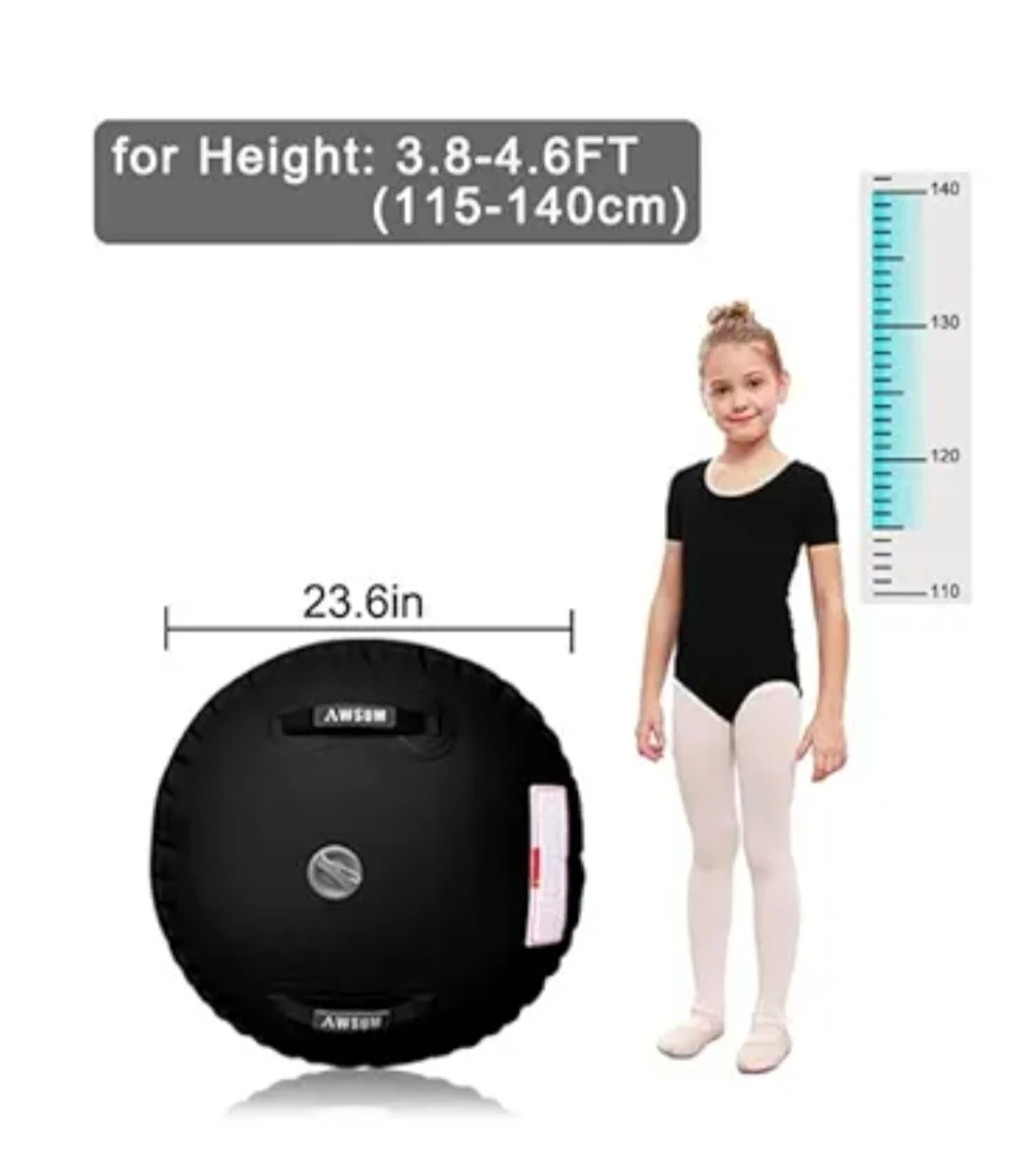 23.6inch Diameter Air Roller Gymnastics Barrel Inflatable
