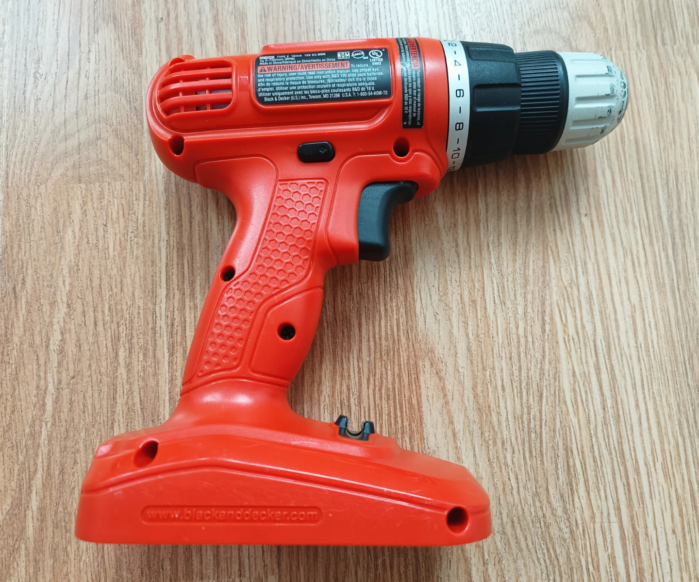 BLACK DECKER 18V Cordless Drill
