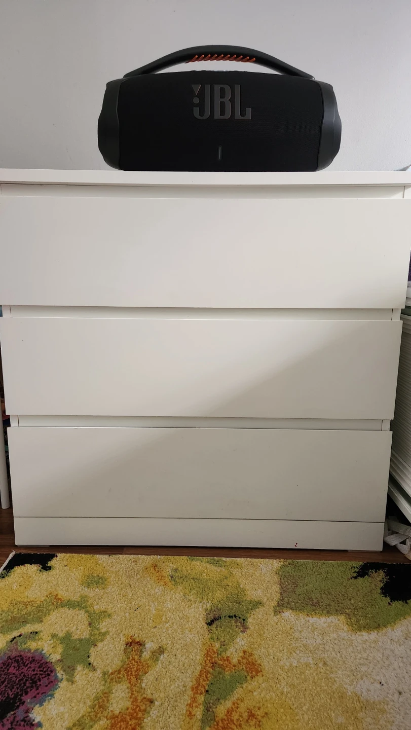 IKEA STORKLINTA 3-drawer chest, white - photo 2