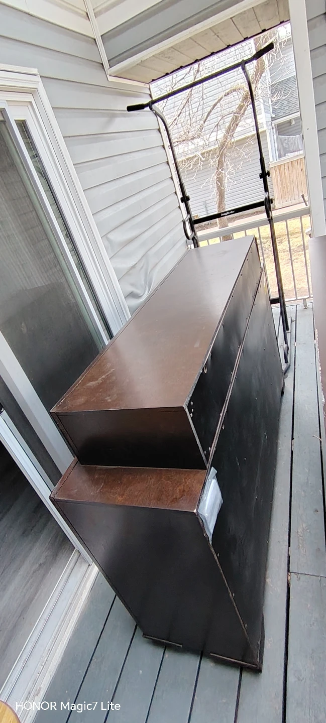Dark Brown Dresser with 10 Drawers - photo 2