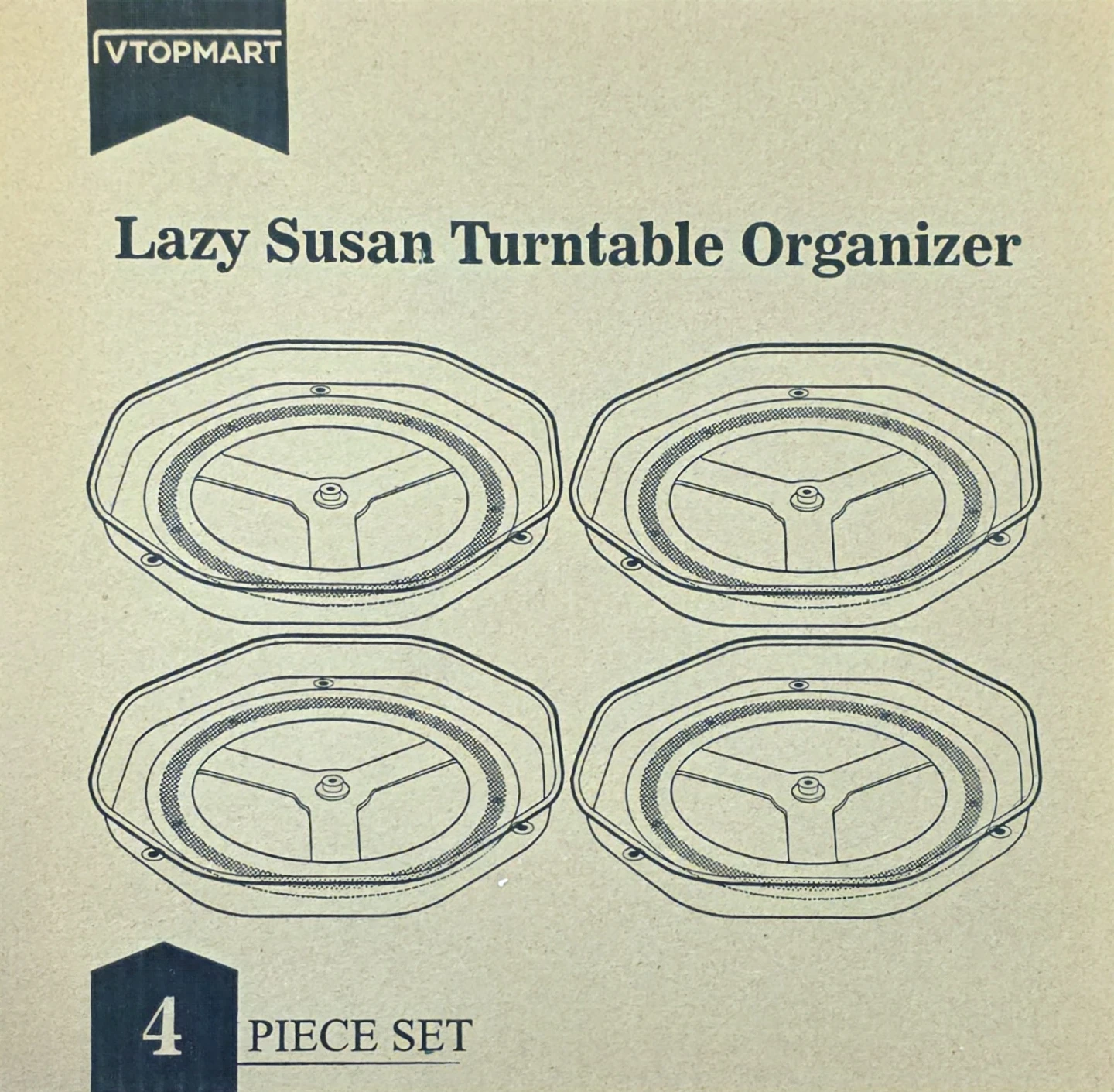 Vtopmart Lazy Susan Turntable Organizer - photo 3