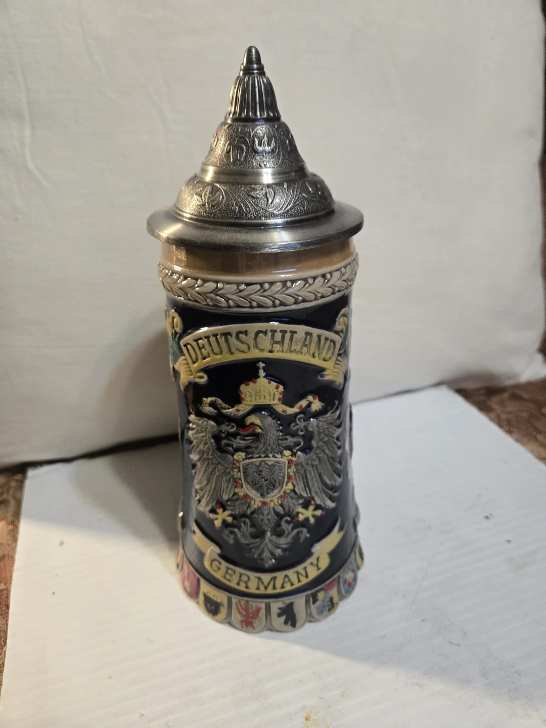 Germany Deutschland Ceramic Beer Stein