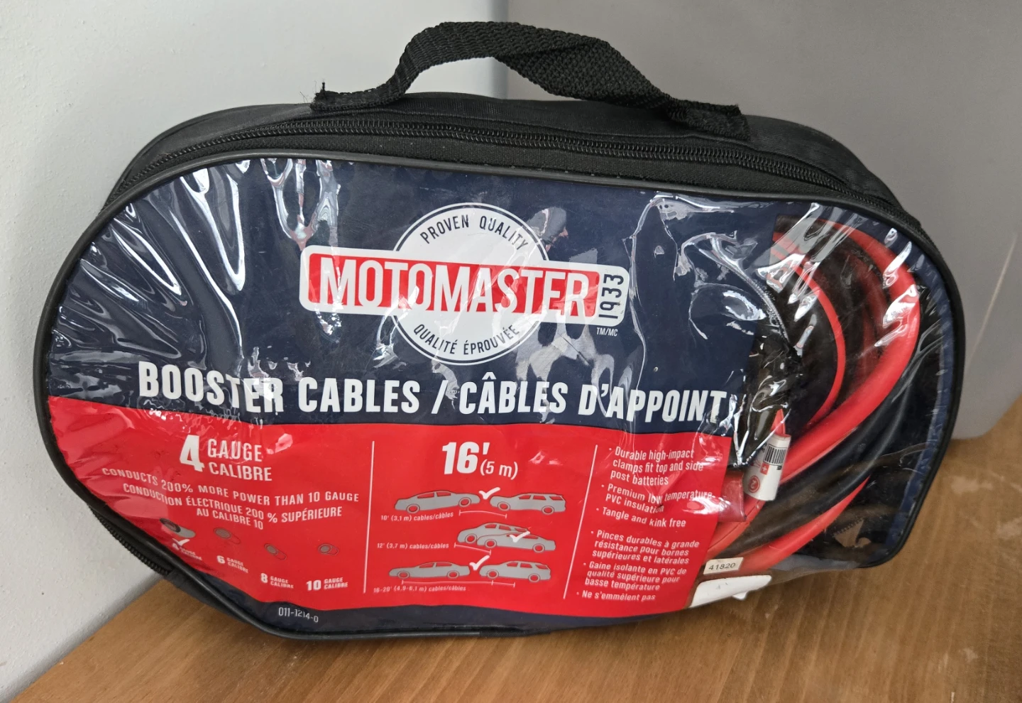 Motomaster 16' Booster Cables