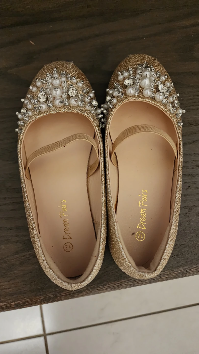 Girls Gold Ballet Flats - Carter's & Dream Pairs - photo 2