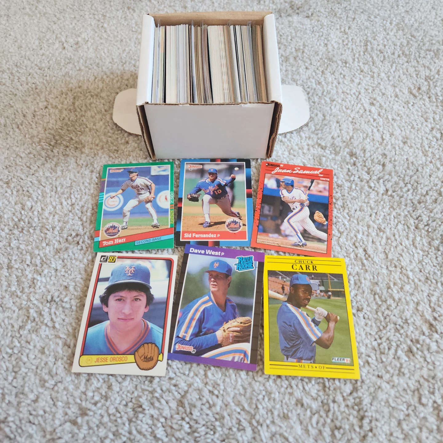 New York Mets, 100 Baseball Cards Team lot - photo 4