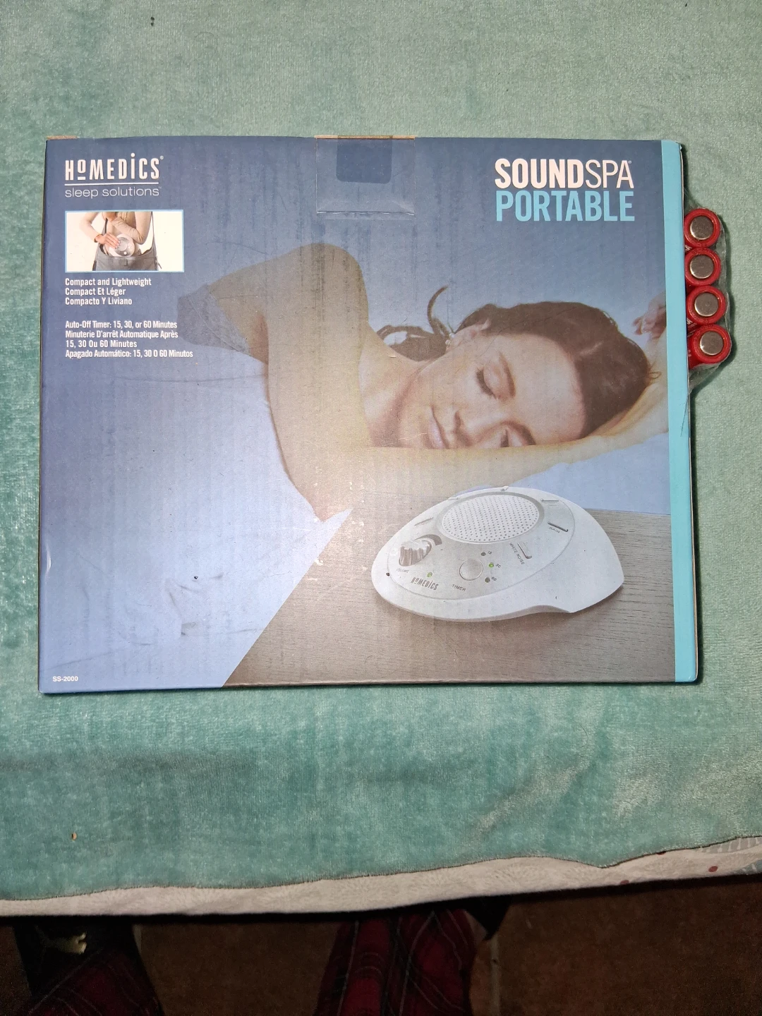 HoMedics SoundSpa Portable White Noise Machine SS-2000