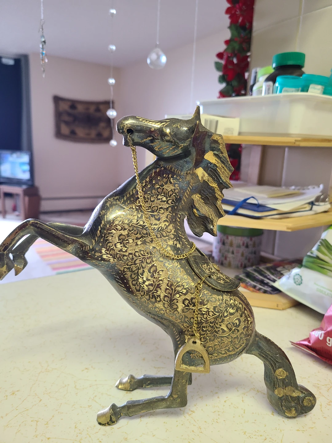 Decorative Metal Horse Statue