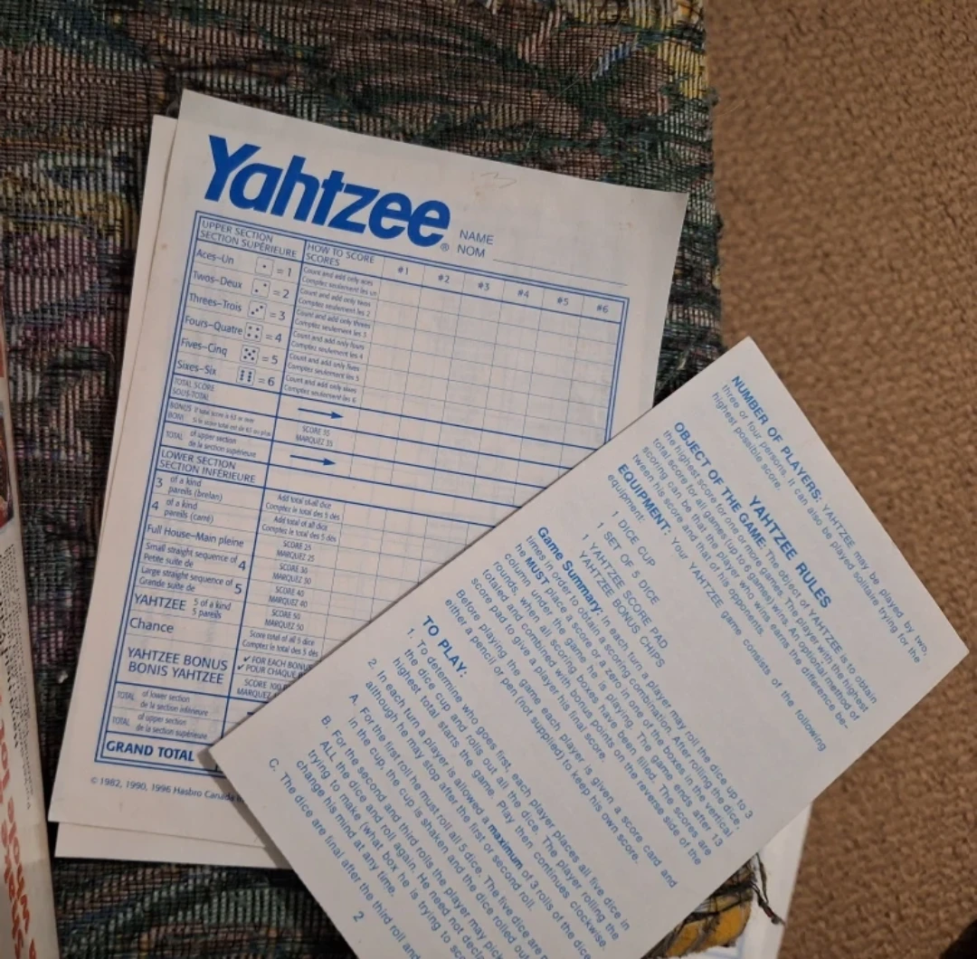 Yahtzee Classic Dice Game - photo 3