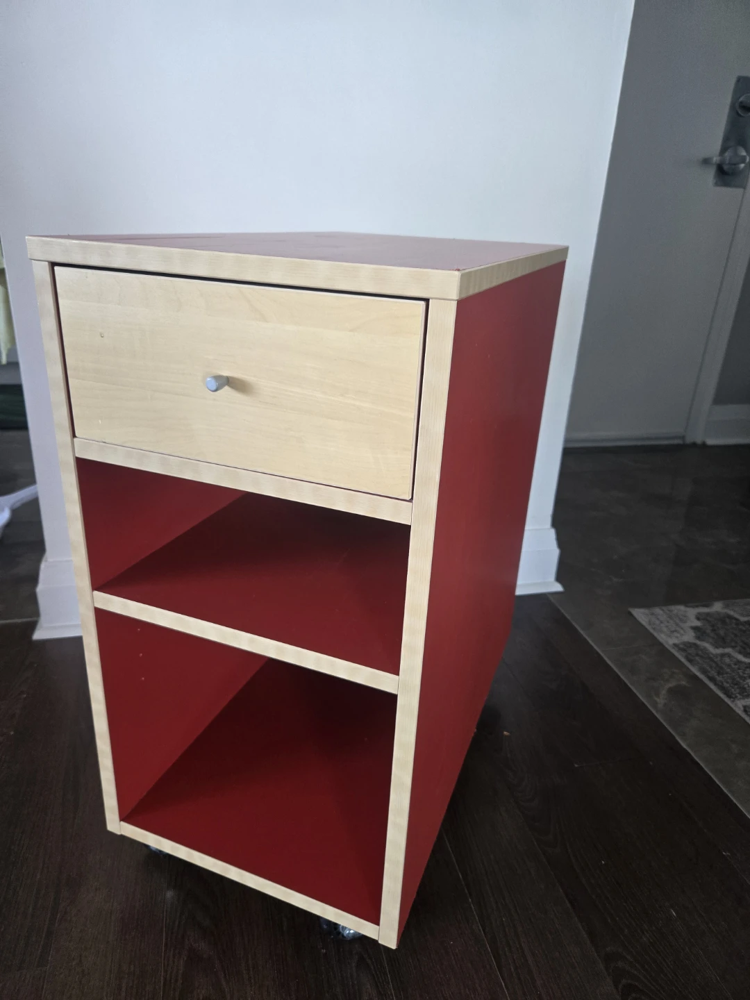 Nightstand with Drawer and Shelves/Bedside Cabinet