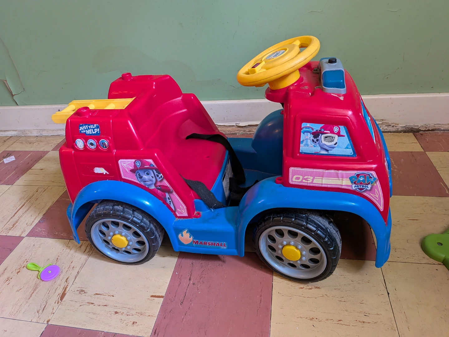 Paw Patrol Marshall Ride-On Toy Truck