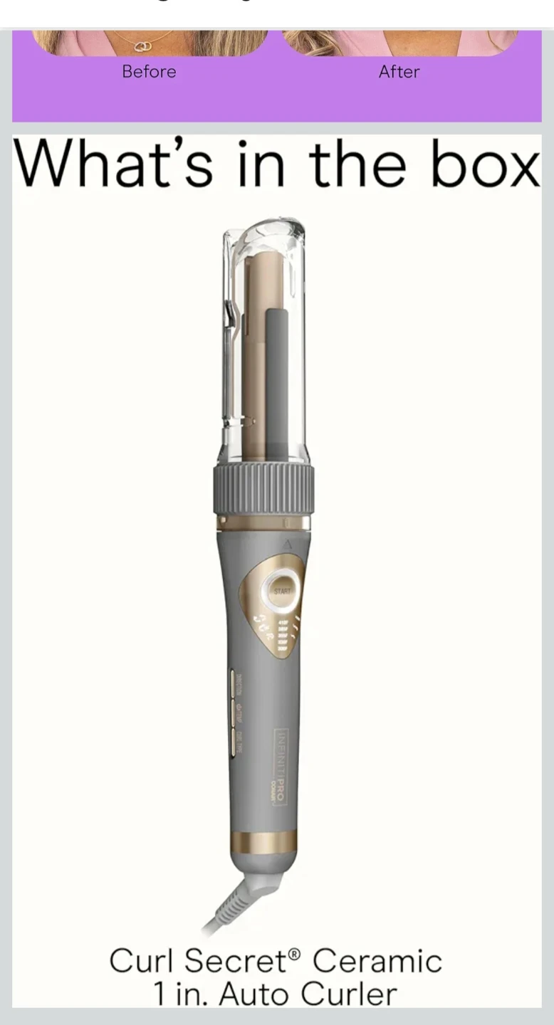 INFINITI PRO BY CONAIR Curl Secret Ceramic Auto Curler - photo 3